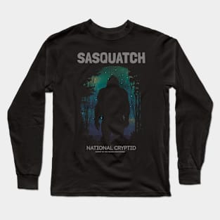 Sasquatch National Cryptid Long Sleeve T-Shirt